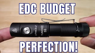 TUNENGE S5 FLASHLIGHT REVIEW – BEST BUDGET EDC LIGHT UNDER $20 1400 LUMENS!