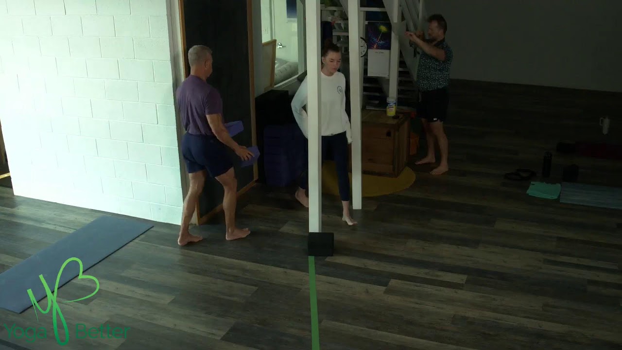 Level 1 - 6:15m w/ ANDREW 7.18.24 YOGA BETTER ON LINE! (class starts @ 00:11:11; ends @ 01:06:28)