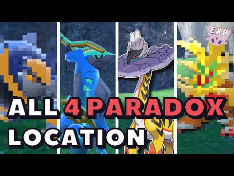 Where to FIND ALL 4 NEW PARADOX Pokemon in the INDIGO DISK DLC for Pokemon Scarlet & Violet