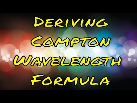 Part of a video titled How to derive Compton Scattering Formula - YouTube