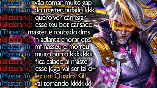 BUFARAM O MASTER YI QUE JÁ ERA BUFADO KKKKKKKKK
