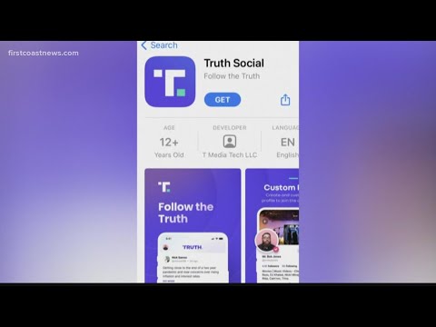 Donald Trump's Truth social app topping charts