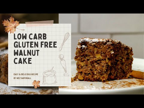 Greek Walnut Cake | Low Carb | Fall Dessert | Gluten Free
