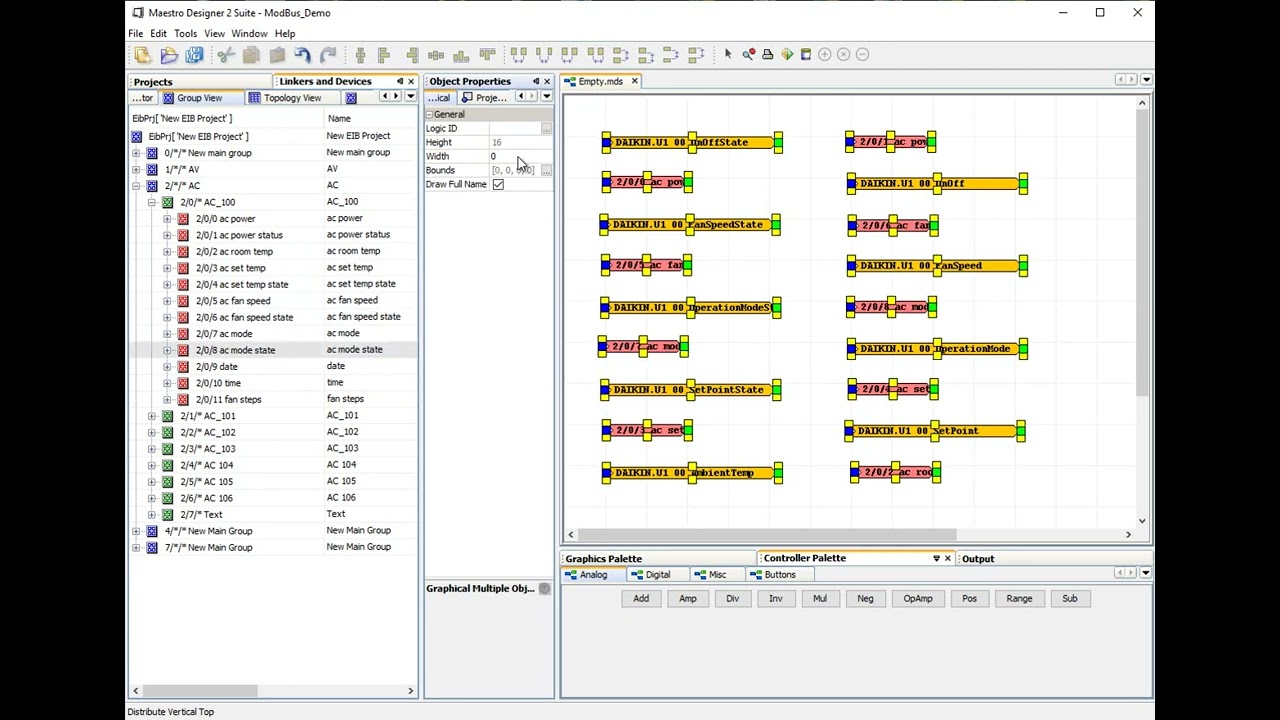 Maestro KNX to Modbus Gateway
