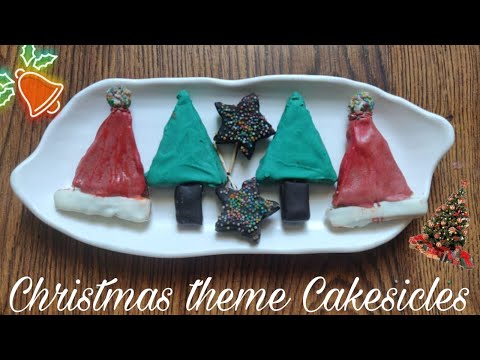 Cakesicles | Christmas theme cakesicles | Ruchira