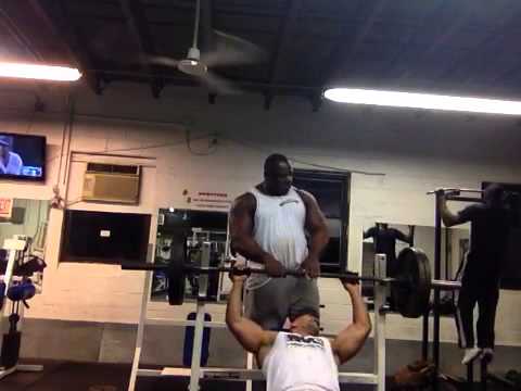 Barbell incline press extended set