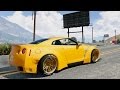 Nissan GT-R R35 LibertyWalk v1.1 для GTA 5 видео 2