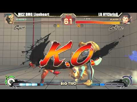 SSF4 AE2012 MCZ DMG Lionheart vs LB NYChrisG - Big Two #11 Tournament Sponsored by Shoryuken.com