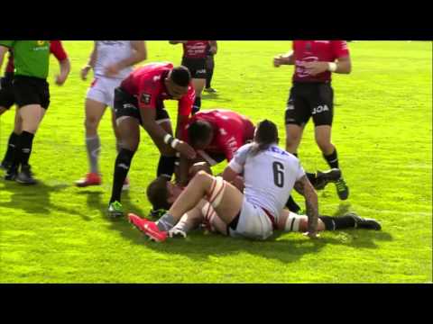 Toulon-Oyonnax: 61-3 - Essai Juan Smith (TLN) - J6 - Saison 2015/2016