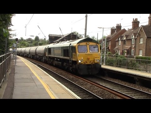 66615 6M92 12:23 West Thurrock Sidings Fhh to Tunstead Sdgs @ Stansted Mountfitchet 06/07/16