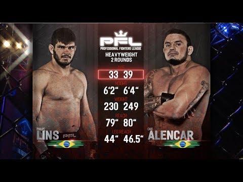 PFL 2018 Full Fight Friday: Philipe Lins vs. Caio Alencar from PFL Playoffs: New Orleans
