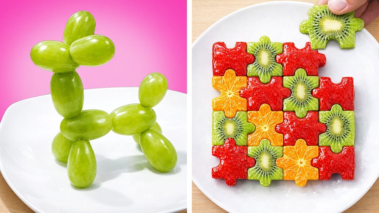 🍏 QUICK FRUIT & VEGGIE PREP IDEAS ⚡Easy Kitchen Hacks