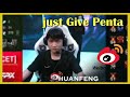 Huanfeng's Penta gets denied by a Chase over  the entire Map