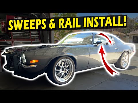 Top Rail or Door Sweeps Install 1970-1981 Camaro