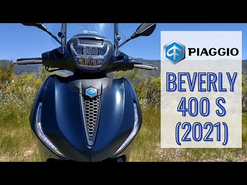 Piaggio Beverly S 400 (2021) Test Ride and Review, Walkaround, Soundcheck, Acceleration Test VLOG290