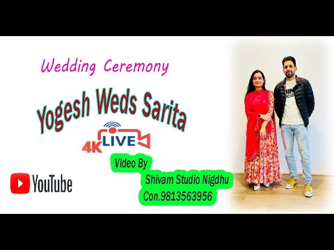 Live Wedding//Yogesh Weds Sarita//Liv By Shivam Digital Studio Nigdhu Con.9813563956