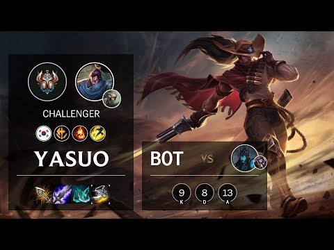 Yasuo Bot vs Kalista - KR Challenger Patch 10.8