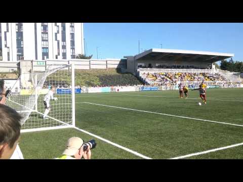 Lee Worgan penalty save Maidstone v Kingstonian