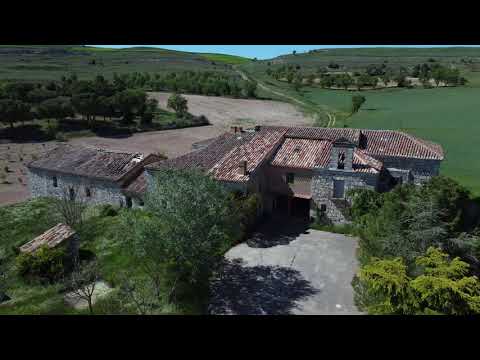 Vista aérea de la ermita de Escuderos