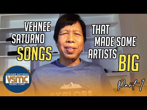 Songs of Vehnee Saturno That Made Some Artists BIG (Part 1)