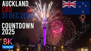 New Year Countdown [8K] Auckland New Zealand