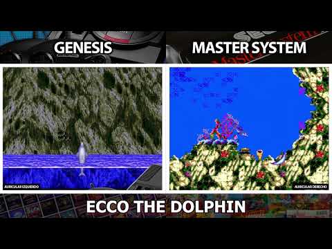Sega Genesis vs Sega Master System | Ecco The Dolphin