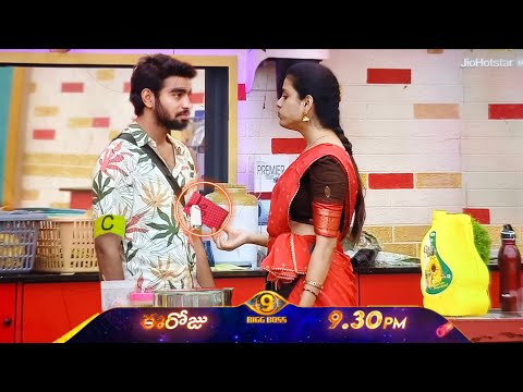 The last gift for you in our last days kalyan💔||Bigg Boss9 Day-87 || Thanuja gives clarity to Kalyan