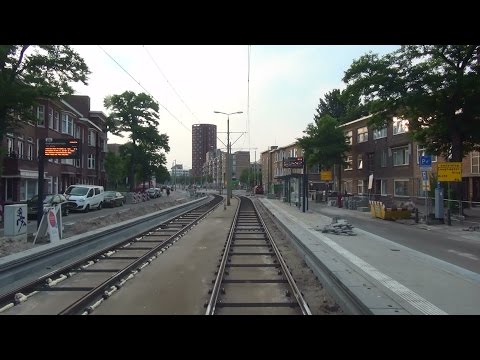 Leggelostraat - Leeghwaterplein | HTM tramlijn 16 | GTL8 3047