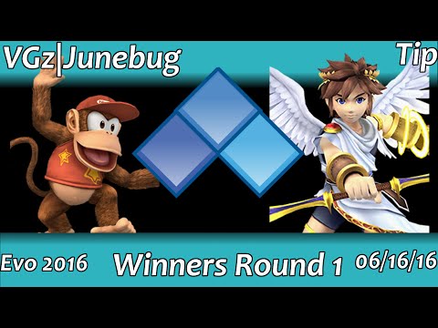 PM At Evo 2016: VGz Junebug (Diddy) vs Tip (Pit) Losers Finals of Pool