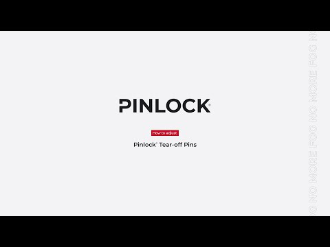 How to adjust the Pinlock® Tear-off Pins