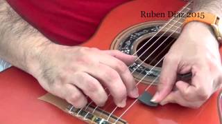 How Paco de Lucia sanded his fingernails + left hand proper length /Ruben Diaz flamenco guitar Spain