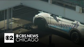 Chicago police car involved in crash in Woodlawn