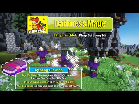 Di Hoa Store - BOSS Darkness Mage - Mob of Mythicmobs for Minecraft Server