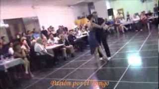 NADIA IBAÑEZ y FERNANDO GORDILLO Bailando el Tango ASI SE BAILA EL TANGO en FLOREAL MILONGA