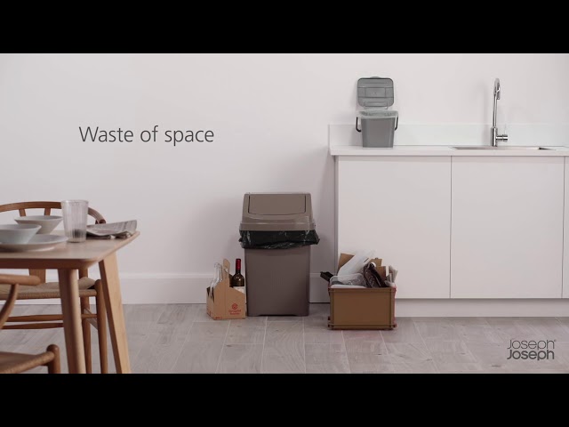 Vídeo relacionado con Joseph Joseph Totem Compact - Unidad de Separación de Residuos y Reciclaje con una, Grafito, Capacidad de 40 litros