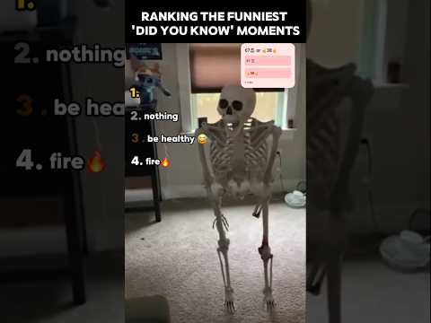ranking the funniest did you know moments #shorts #memes #sehar @tyler.vitelli