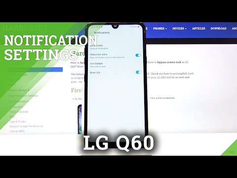 How to Personalize Notifications in LG Q60 - Set Up Apps' Alerts