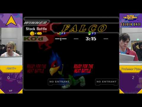 Golden Daze Melee Arcadian WF - Alex 18+ (Marth) vs. Professor Pizza (Falco)