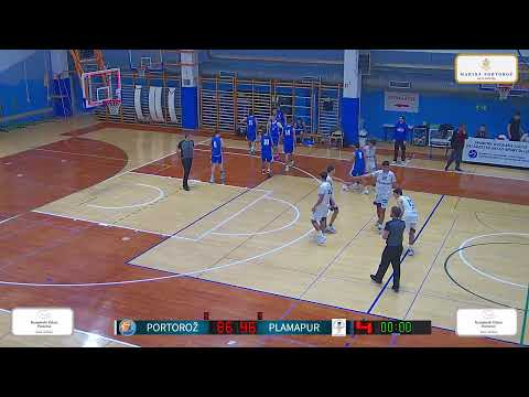 2. SKL U18 4. kolo  KK POrtorož - KK Plama Pur 25. 11. 2023