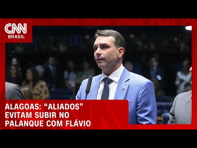 “Aliados” evitam subir no palanque com Flávio Bolsonaro em Alagoas; veja | CNN 360°