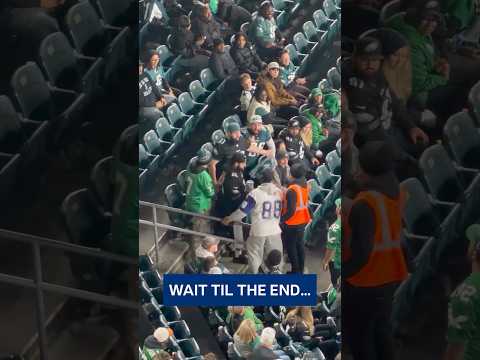 #COWBOYS FAN HECKLES EAGLES FANS ✭ GETS THROWN OUT AFTER 38-21 DALLAS WIN 🤣 #Funny @ Philly 👀 #NFL