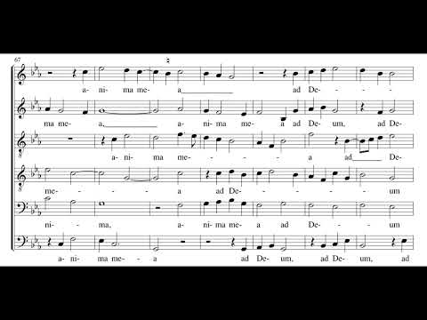 Quemadmodum (J. Taverner) Score Animation