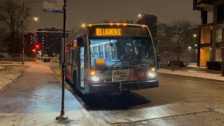 CTA Bus Ride N81 Lawrence From Wilson/Marine To Jefferson Park Blue Line CTA Nova Bus Lfs 2023 #8466