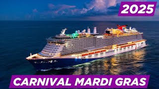 Carnival Mardi Gras Cruise Ship Tour 2025 | Rollercoaster at Sea, Food & Fun 🚢🎢