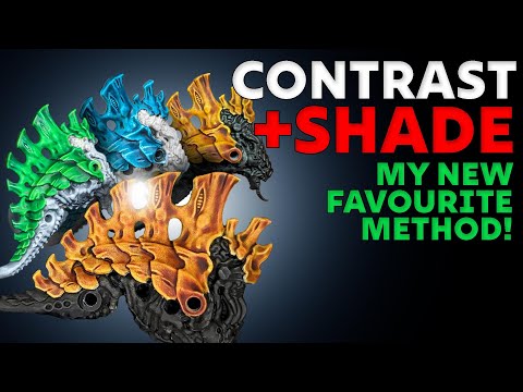 How to Tyranid Paint Carapace *ANY* colour - Contrast Hacks