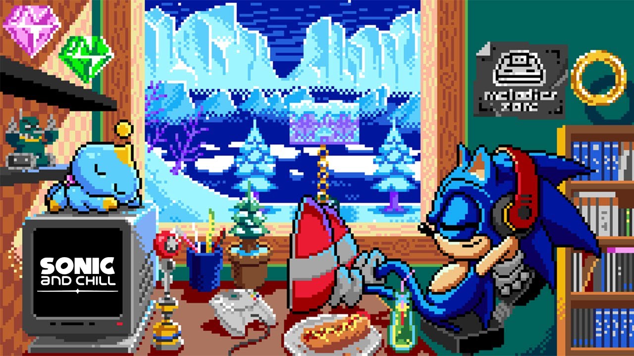 🦔 📻 🔴 Sonic & Chill Radio [24/7] - Remixes and lofi beats to work, study, sleep or game to