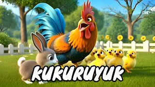 Download lagu KUKURUYUK 🐔 Lagu Anak Anak | Ayam Jago Berkokok | Animasi 3D Lucu mp3