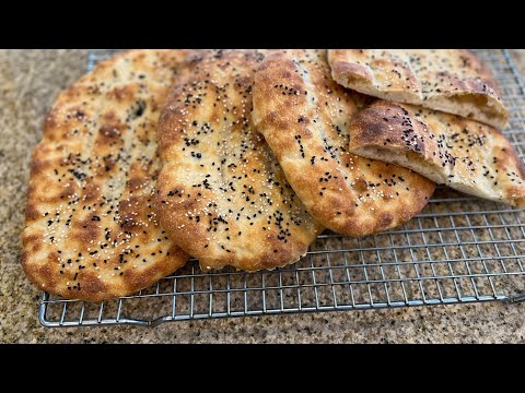 No Knead Persian Barbari Bread, So Easy And Yummy