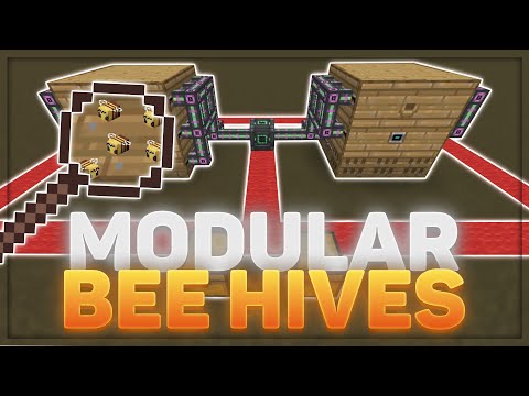 Modular Bee Hives make Productive Bees OP in All The Mods 10