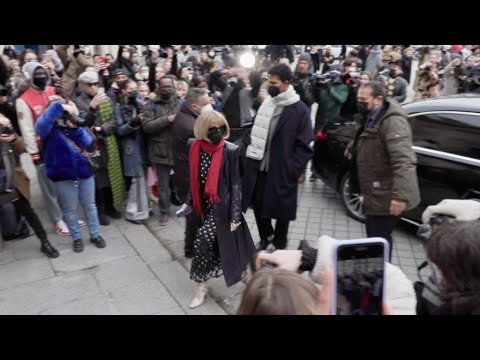 Anna Wintour and more at the Valentino Haute Couture Fashion show